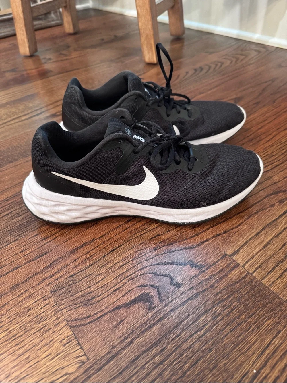 Nike Black and White Men’s Trainer Sneakers